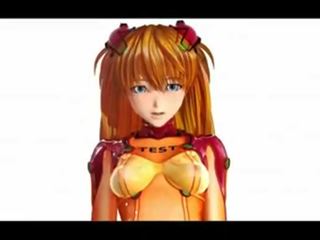 Evangelion 3D Hentai vid Yatsu R