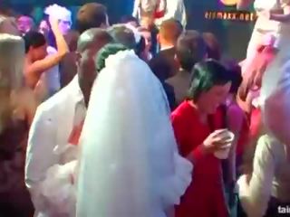 Hindi kapani-paniwala Mainit upang trot brides pagsuso malaki cocks sa publiko