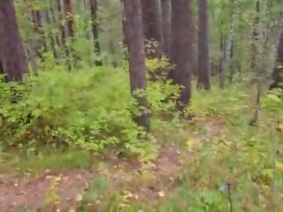 Walking with my stepsister in the forest park&period; sex clip blog&comma; Live video&period; - POV