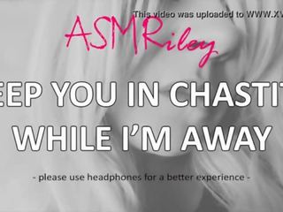 EroticAudio - Keep You In Chastity While I'm Away&comma; peter Cage&comma; Femdom -ASMRiley