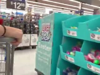 A Real Freak Recording a sensational chick at Walmart -