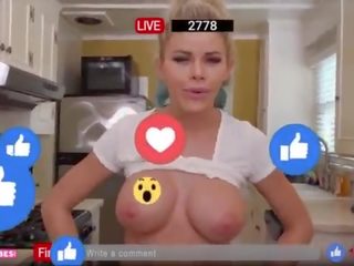 Getting Revenge From Her Cheating lover By Blowing Her Stepbrother on FB LIVE